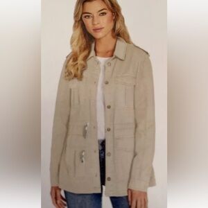 Buffalo David Bitton Women’s Lightweight Military Shirt Jacket Size: M